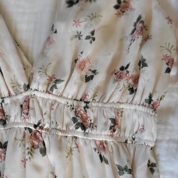 SOLD Ethereal Boutique Floral Tiered Dress - Picture 3 of 12